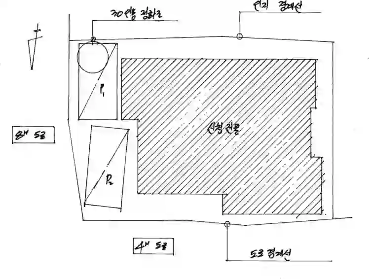 풍향동 25-28 배치도 이미지
